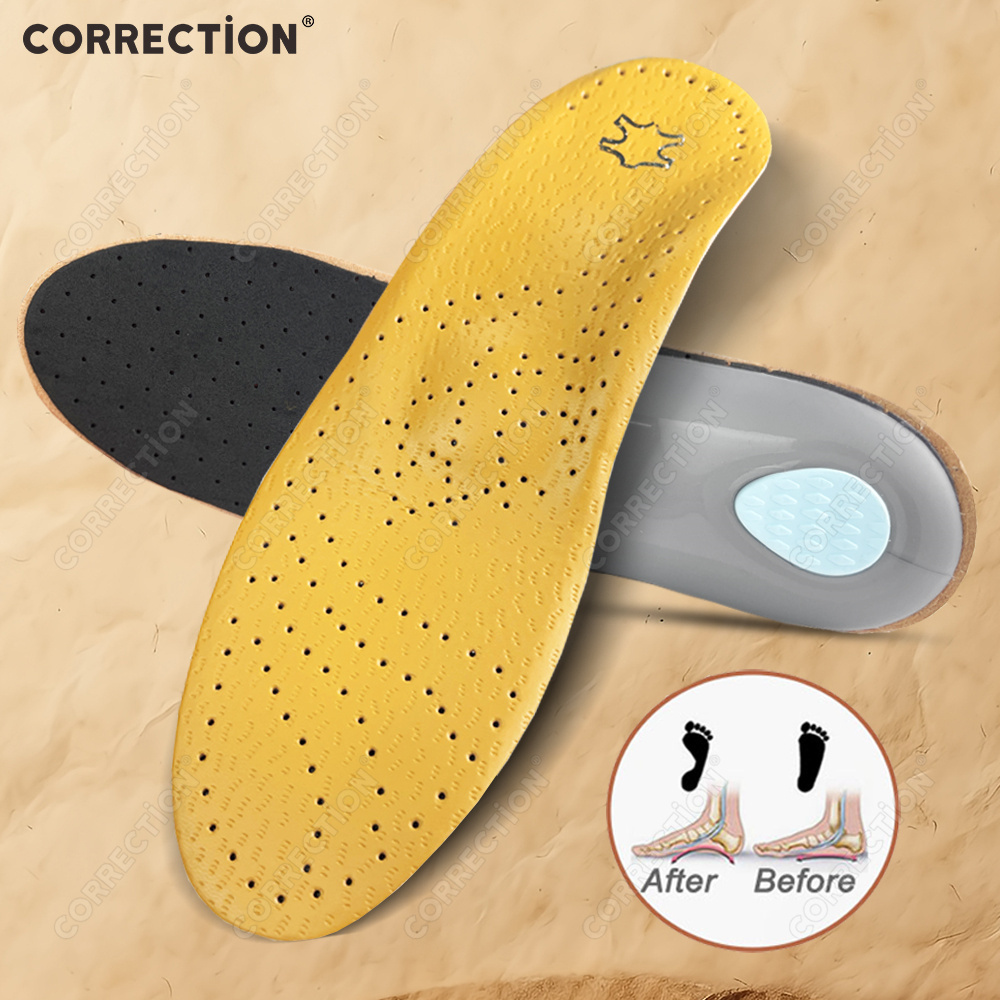 Sneaker Care Products - نعل داخلي جلدي لتقويم العظام ودعم