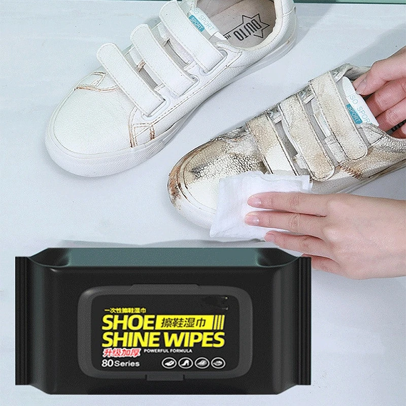 Sneaker Care Clean - مناديل تنظيف الأحذية الخارجية المحمولة -