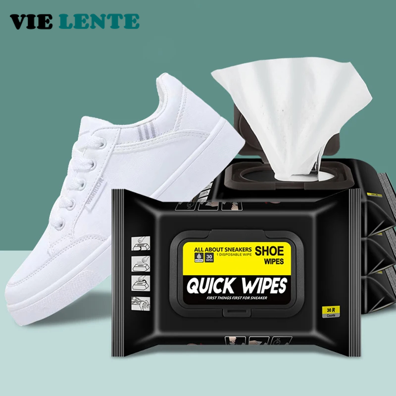 Sneaker Care Clean - 12 قطعة/30 قطعة أحذية يمكن التخلص