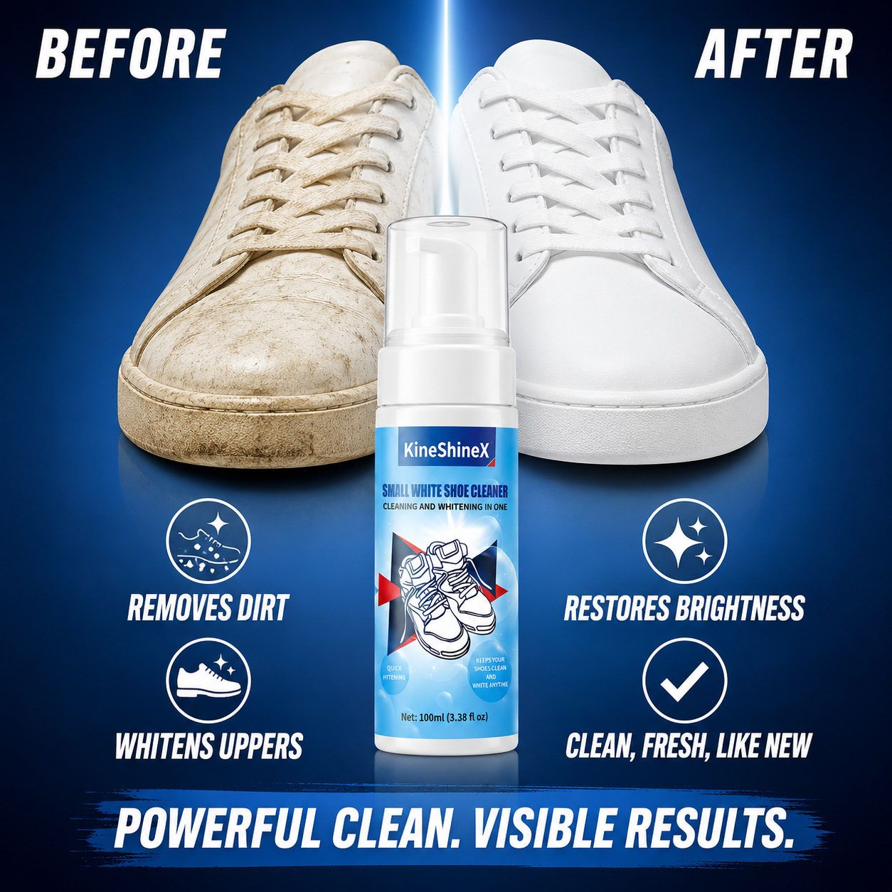 Sneaker Care Products - مجموعة تنظيف الأحذية من جيهين، منظف