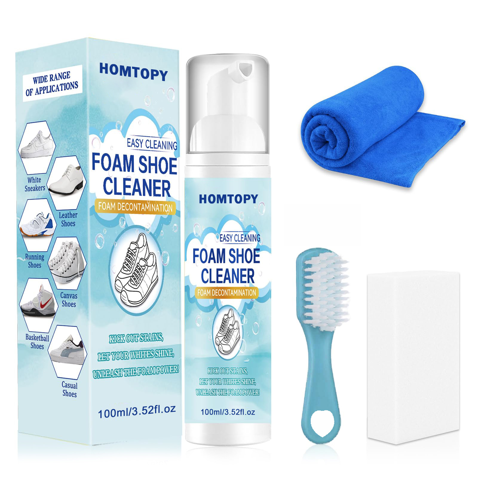 Sneaker Care Products - مجموعة تنظيف الأحذية، منظف الأحذية الرياضية