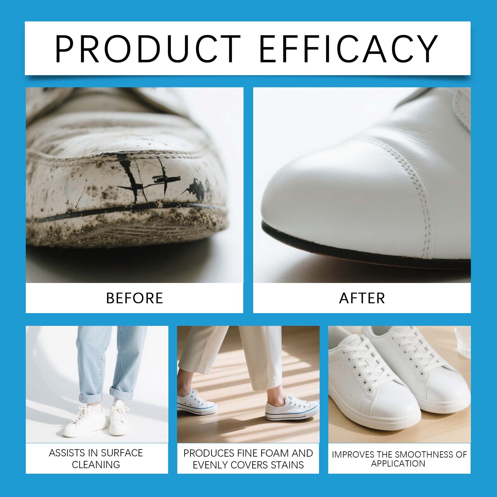كريم تنظيف الأحذية البيضاء، مز - مراجعة Sneaker Care Clean وسعره
