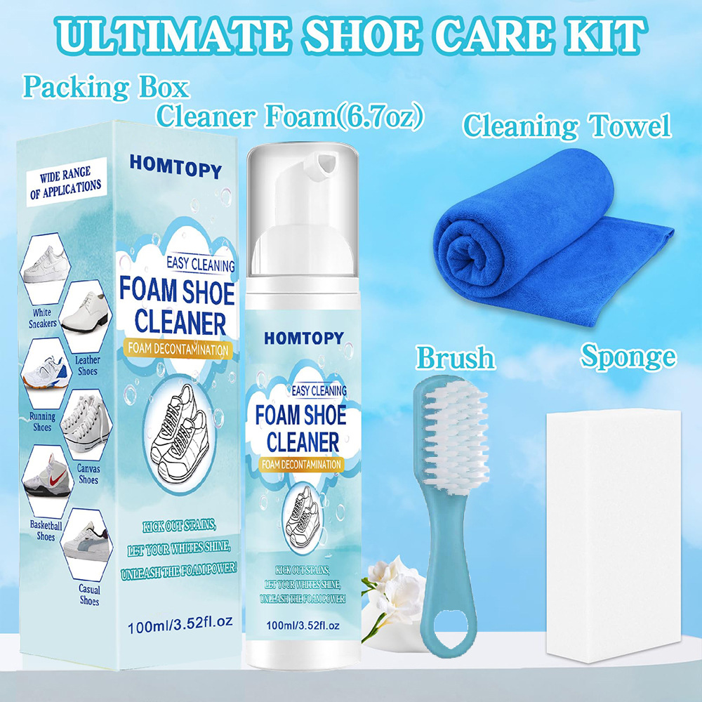 مجموعة تنظيف الأحذية، منظف الأ - مراجعة Sneaker Care Products وسعره